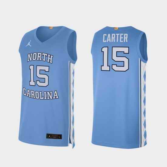 Men North Carolina Tar Heels Vince Carter Alumni Limited Carolina Blue College Basketball Jersey